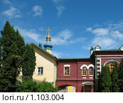 Лазаревский храм Псково-Печерского Свято-Успенского монастыря (2009 год). Стоковое фото, фотограф Заноза-Ру / Фотобанк Лори