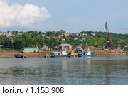 Пристань Бельского речного пароходства. Бирск, Башкирия. (2008 год). Стоковое фото, фотограф Анна Магид / Фотобанк Лори