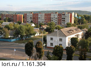 Маленький город в горах утром (2008 год). Стоковое фото, фотограф Георгий Солодко / Фотобанк Лори