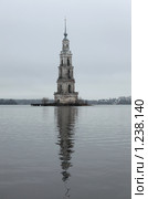 Затопленная колокольня. Стоковое фото, фотограф Виктор Куплевацкий / Фотобанк Лори