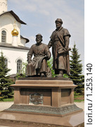Памятник зодчим Казанского кремля (2009 год). Редакционное фото, фотограф Денис Ларкин / Фотобанк Лори