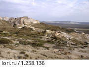 Пейзаж по пути к Некроплю Бекет-Ата. Казахстан (2008 год). Стоковое фото, фотограф Охотникова Екатерина *Фототуристы* / Фотобанк Лори