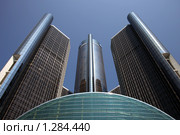 Деловой центр в Детройте (2009 год). Редакционное фото, фотограф Архипова Екатерина / Фотобанк Лори
