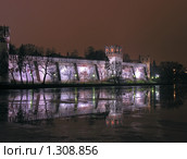 Новодевичий монастырь холодным ноябрьским вечером (2006 год). Стоковое фото, фотограф Сергей Рыбин / Фотобанк Лори