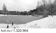 Озеро в снегу. Стоковое фото, фотограф Тарановский Д. / Фотобанк Лори