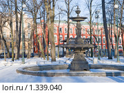 Фонтан в Румянцевском саду. Санкт-Петербург (2009 год). Редакционное фото, фотограф Александр Щепин / Фотобанк Лори