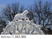 Ледяной тигр (2010 год). Редакционное фото, фотограф Щеголева Ольга / Фотобанк Лори