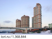 Зимний вечер, Москва (2010 год). Редакционное фото, фотограф Наталия Шевченко / Фотобанк Лори