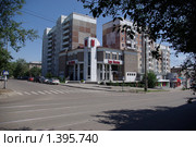 Город Улан-Удэ. Банк Москвы (2009 год). Редакционное фото, фотограф Валерий Митяшов / Фотобанк Лори