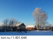 Зима в деревне. Стоковое фото, фотограф Никонор Дифотин / Фотобанк Лори