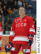Хоккейное шоу в Балашихе.Сергей Бабинов ЗМС олимпийский чемпион (2010 год). Редакционное фото, фотограф Дмитрий Неумоин / Фотобанк Лори