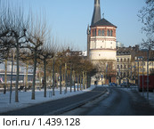 Германия, Дюссельдорф, набережная Рейна (2010 год). Редакционное фото, фотограф Земскова / Фотобанк Лори