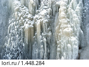 Замерзший водопад. Стоковое фото, фотограф Анастасия Некрасова / Фотобанк Лори