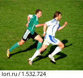 Фланговый прорыв по полю (2009 год). Редакционное фото, фотограф Юлия Жмачинская / Фотобанк Лори