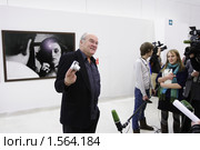 Москва, ЦВЗ "Манеж", открытие Фотобиеннале 2010. Питер Линдберг / Peter Lindbergh. Редакционное фото, фотограф Дмитрий Неумоин / Фотобанк Лори