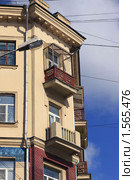 Московские балконы. В районе улицы Плющиха (2010 год). Стоковое фото, фотограф Ярослав Каминский / Фотобанк Лори
