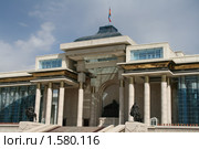 Административное здание в Улан-Баторе (2009 год). Стоковое фото, фотограф Ален Лагута / Фотобанк Лори