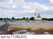 Город Сольвычегодск с другого берега Вычегды (2008 год). Стоковое фото, фотограф Солодовникова Елена / Фотобанк Лори