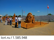 Чемпионат мира по скульптуре из песка в музее-заповеднике "Коломенское" (2009 год). Редакционное фото, фотограф lana1501 / Фотобанк Лори