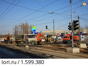 Ремонт дороги (2010 год). Редакционное фото, фотограф Jumbo / Фотобанк Лори