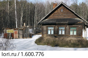 Домик в деревне. Стоковое фото, фотограф Максим Гулячик / Фотобанк Лори