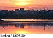 Отражение заката. Стоковое фото, фотограф Юрий Брыкайло / Фотобанк Лори