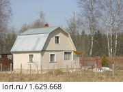 Дачный домик (2010 год). Стоковое фото, фотограф Наталия Шевченко / Фотобанк Лори