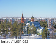 Храм Преображения Господня в городе Муравленко. Стоковое фото, фотограф Светлана Пирожук / Фотобанк Лори