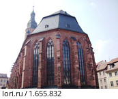 Церковь Святого Духа, Гейдельберг (Church of the Holy Spirit) (2006 год). Стоковое фото, фотограф Татьяна Крамаревская / Фотобанк Лори
