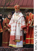 Патриаршее богослужение в Бутове, 1 мая 2010г. Редакционное фото, фотограф Дмитрий Неумоин / Фотобанк Лори