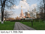 Православная Никольская церковь в центре Днепродзержинска (2010 год). Стоковое фото, фотограф Юлия Желтенко / Фотобанк Лори