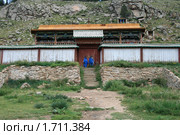 Буддийский монастырь в горах Монголии (2009 год). Стоковое фото, фотограф Ален Лагута / Фотобанк Лори