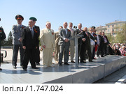 Юрий Берг. Губернатор Оренбургской области. Парад к дню Победы (2010 год). Редакционное фото, фотограф Евгений Батраков / Фотобанк Лори
