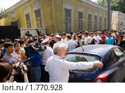 Митинг у посольства Киргизии в Москве (2010 год). Редакционное фото, фотограф Николай Винокуров / Фотобанк Лори
