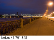 Санкт-Петербург, Железнодорожный мост (2010 год). Редакционное фото, фотограф Литвяк Игорь / Фотобанк Лори