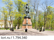 Памятник Петру Первому - основателю Кронштадта (2010 год). Редакционное фото, фотограф Александр Щепин / Фотобанк Лори