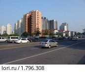 Китай, Пекин. Городские улицы и автодорога (2009 год). Редакционное фото, фотограф Дмитрий Фиронов / Фотобанк Лори
