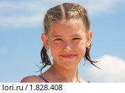 Улыбающаяся девочка. Стоковое фото, фотограф Papoyan Irina / Фотобанк Лори