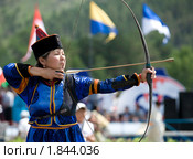 Бурятская лучница (2010 год). Редакционное фото, фотограф Александр Подшивалов / Фотобанк Лори