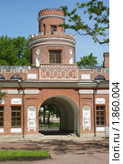 Царско-сельский дворцово-парковый комплекс, ворота, парковый пейзаж. Пушкин, Ленинградская область (2010 год). Редакционное фото, фотограф Владимир Магит / Фотобанк Лори