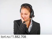 Девушка на работе, болят зубы. Стоковое фото, фотограф Татьяна Юни / Фотобанк Лори