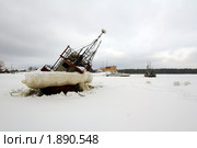 Зима на Белом море. Стоковое фото, фотограф Некрасов Андрей / Фотобанк Лори