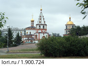 Восточная Сибирь, г. Иркутск. Собор Богоявления, улица Сухэ-Батора,1 (2010 год). Стоковое фото, фотограф Валерий Лаврушин / Фотобанк Лори