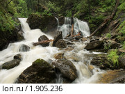 Каскад водопада Шинок, Республика Алтай. Стоковое фото, фотограф Дмитрий Минин / Фотобанк Лори