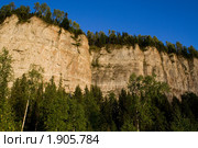 Скала Ветлан вблизи Красновишерска. Стоковое фото, фотограф Максим Антипин / Фотобанк Лори