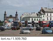 Пограничный переход и таможня в г. Советске Калининградской области (2010 год). Редакционное фото, фотограф Ирина Борсученко / Фотобанк Лори
