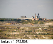Коркинский угольный разрез. Челябинская область (2008 год). Стоковое фото, фотограф Liseykina / Фотобанк Лори