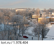 Торжок. Вид с бульвара на старый город (2010 год). Стоковое фото, фотограф Юрков Виктор Петрович / Фотобанк Лори