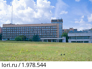 Город Пущино. Гостиница (2010 год). Редакционное фото, фотограф Сергей Лаврентьев / Фотобанк Лори