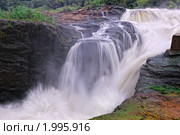 Водопад на Виктория Нил, северная Уганда, Мерчисон Фолс (Murchison Falls) (2010 год). Стоковое фото, фотограф Знаменский Олег / Фотобанк Лори